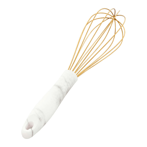 Gold Whisk Marble Handle