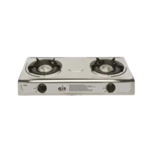 Alva 2-Plate Stainless Steel Gas Stove