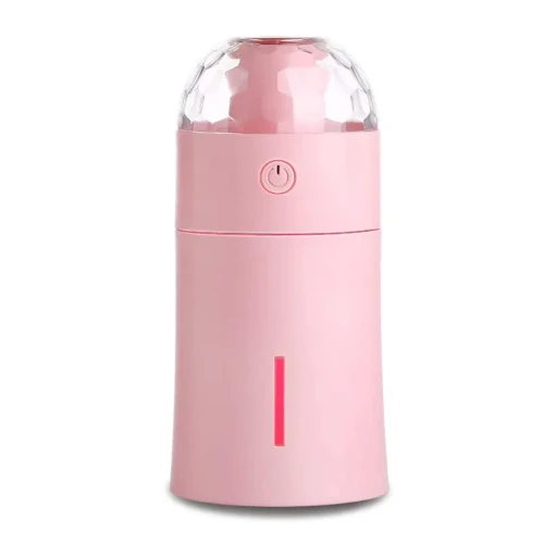 Casey X7 Magic Multifunctional Portable 175ml USB Humidifier Air Purifier Mist Maker - Pink
