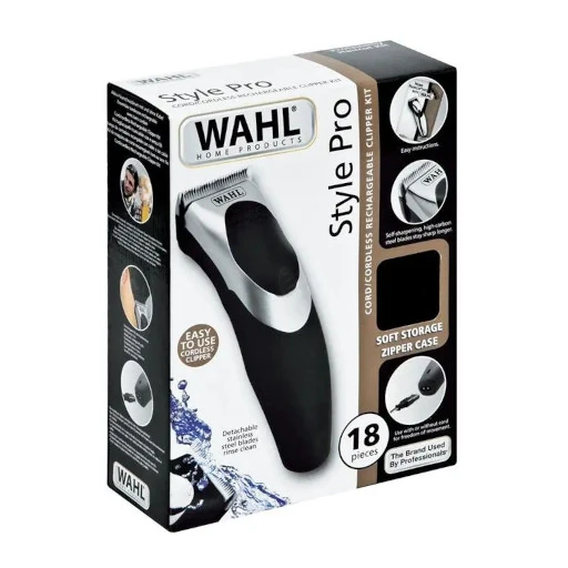 Wahl Style Pro Corded And Cordless Rechargeable 18-Piece Hair Clipper Set